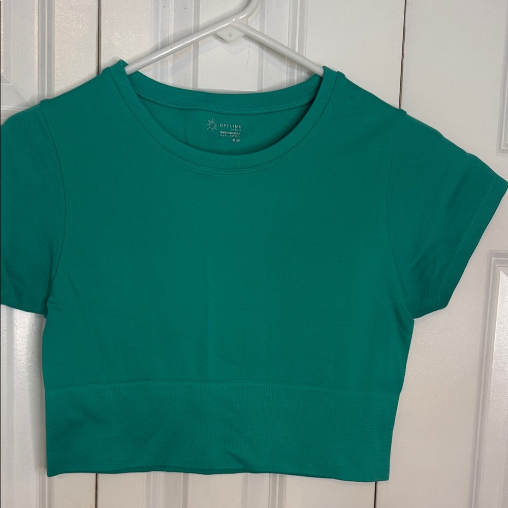 Aerie Teal Crop Top